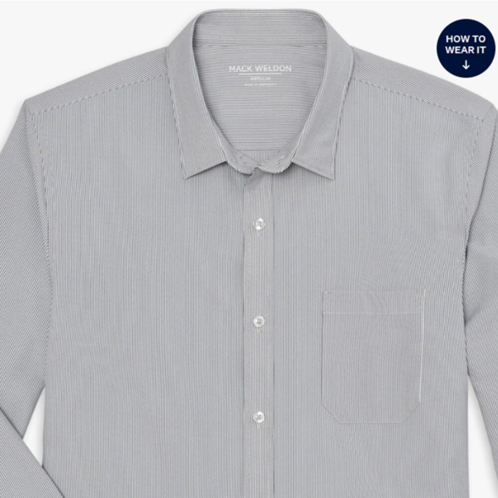 NEW Mack Weldon Men's AirFlex Shirt (Size S) - originally $118